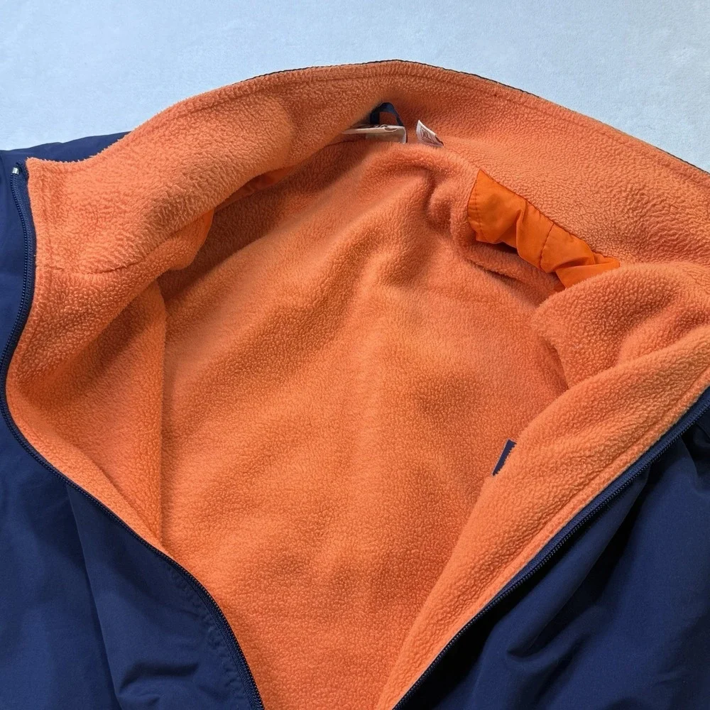 Vintage Auburn Tigers Jacket XL Navy Orange‎ Fleece NCAA